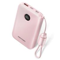 Vention 10000mAh Powerbank 2xUSB-C 1xUSB-A 22.5W, pink
