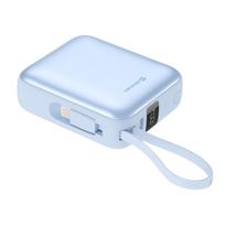 Swissten SPACE Power Bank Universal External Battery USB-C / Lightning / 10000 mAh Blue