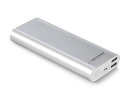 Maitinimo šaltiniai // Atsarginiai maitinimo šaltiniai (power bank) Lv : Lādētāji-akumulatori (Power Banks) // EMP113S Power Bank 10000mAh Proton srebrny Esperanza