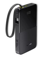 LiPo Powerbank 10000mAh 22.5W USB + USB-C with integrated USB-C cable EnerFill Bipow2 black BASEUS