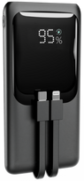 Power Bank Gembird 20W 10000mAh 20W PD 18W QC 3.0 Integrated Cables