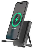 Power Bank Gembird 15W Magnetic wireless 10000 mAh Black 20W PD Stand