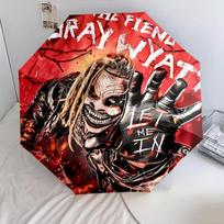 1 PC Automatic Folding Umbrella - Bray Wyatt,WWE Pattern, Portable & Foldable Design with 8 Ribs, Christmas Birthday Gifts įvairiaspalvis