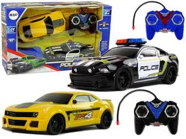 Žaidimų zona | PC | Konsolės | Priedai // Radijo valdomi žaislai ir priedai // Autka R/C Pościg Policyjny Patrol Żółte Auto Sportowe Piloty