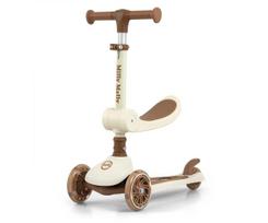 Sporto ir aktyvaus poilsio // Elektriniai paspirtukai // Hulajnoga scooter fuzzy classic beżowa