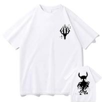 Hollow Void Hollow Knight T Shirts Leisure Harajuku 100% Cotton Men Women Short Sleeve Vintage Streetwear Amusing Unisex Tops XXXXL