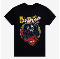 Marvel Nuostabusis Žmogus-voras Venomas Komiksų viršelis Marškinėliai Dydis S-5XL Unisex Marškinėliai S