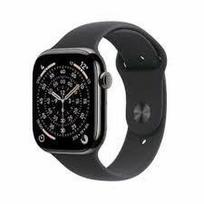 Apple Watch Series 11Â GPS + Cellular 42mmÂ Natural Titanium Case with Stone Grey Sport Band - S/M
