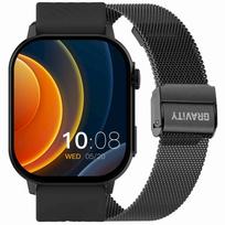 Smartwatch Gravity GT15-1 Silicone Strap + Black Bracelet / black