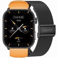 GRAVITY GT28-2 Men’s Smartwatch with Strap + Bracelet / orange/black