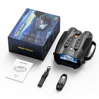 1080P Autofocus Infrared Night Vision Binoculars with Full Color Low Light Photo/Video Capability