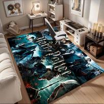 Harry Potter plakatas Sienos meno dekoras Biuro kilimėlis Namų dekoras Dovana Helovinui ir Kalėdoms LC104 60cm by 90cm brown