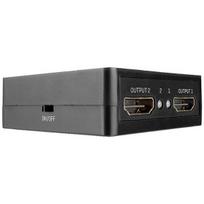 Lindy 2 Port HDMI Splitter 18Gbps, Compact (black)