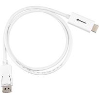 Sharkoon Adapter cable Displayport 1.2 HDMI 4K (white, 1 meter)