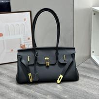 First layer cowhide togo leather 40cm horizontal low version armpit Approximately 40*12*19cm