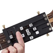 Gitara akordų treneris Akordų mokymosi sistema Gitara grojimo dainavimo įrankis Akordų įrankis Skalė Gitara praktikos pagalba gitaroms juoda