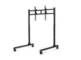 Next Level Racing Floor stand | Round Tube Freestanding Single Monitor Stand | Up to 65 " | Height adjustment