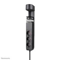 Neomounts DS22-840BL6 Desk socket with clamp and USB-C and USB-A ports - Quick charge