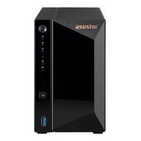 Asustor DRIVESTOR 2 Pro Gen2 AS3302T v2 NAS Realtek RTD1619B 2GB DDR4 ADM Black