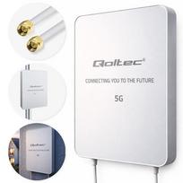 Qoltec Antena 5G LTE | 16dBi | kierunkowa | zewnętrzna | SMA | 3300-3800MHz | wodoodporna | 3m