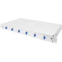Digitus fiber optic splice box, equipped, LC, OS2 (gray)