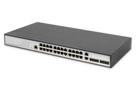 Digitus | 24-Port Gigabit Switch | DN-80221-3 | Managed L2 | Desktop/Wall-mountable
