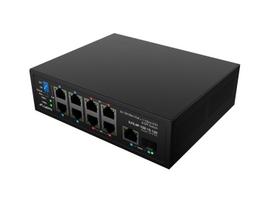 Lanberg | Switch PoE 4xBT 4xAT SFP/ETH Din Unmanagment Fast Ethernet | ILFE-8P-1GE-1S-120 | Unmanaged | Din rail