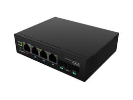 Lanberg | Switch Light IndustrialPoE 1xBT 3xAT 2xSFP Din Unmanagment Gigabit Ethernet | ILGE-4P-2S-90 | Unmanaged | Din rail