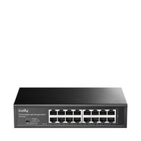 Cudy 16-Port Gigabit Easy-Managed Switch, GS1016E 1.0 L2 Gigabit Ethernet (10/100/1000) Black