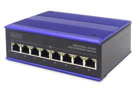 ASSMANN Electronic DN-650106 network switch Fast Ethernet (10/100) Black, Blue