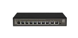 LevelOne FGP-1031 network switch Unmanaged Gigabit Ethernet (10/100/1000) Power over Ethernet (PoE) Black