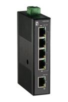 LevelOne 5-Port Fast Ethernet Industrial Switch, DIN-Rail, -20°C to 70°C