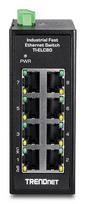 Trendnet TI-ELC80 network switch Unmanaged Fast Ethernet (10/100) Black