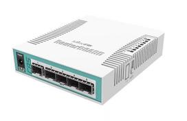 MikroTik Cloud Router Switch CRS106-1C-5S with 5 SFP Ports and 1 Gigabit Ethernet Port