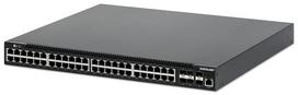 Intellinet 54-Port L3 Fully Managed PoE+ Switch with 48 Gigabit Ethernet Ports and 6 SFP+ Uplinks