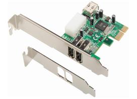 Dawicontrol DC-1394 PCIe FireWire Controller interface cards/adapter IEEE 1394/Firewire
