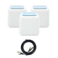 PNI GB1200 Gigabit Wi-Fi Mesh System Package and 1bc S/STP CAT7 flat network cable PNI U7015B 1.5m