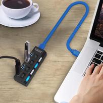 Nešiojamieji kompiuteriai, užrašų knygelės, priedai // Nešiojamųjų kompiuterių priedai // Hub usb 3.0 / hub usb 3.0