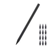 Metal Alloy Pencil, Reusable And Equipped With 12 Color Replaceable Tips, Is An Ideal Choice For Writing And Drawing One Size juoda