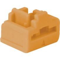 Lindy RJ45 Port Lock (without key) (orange, 20 pieces, Code Orange)