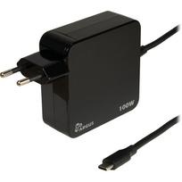 Inter-Tech Argus PD-2100 USB-C Charger, Black, 1.80m Cable, PD 3.0, 100 Watt