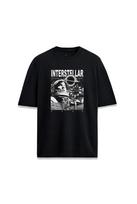Iconic Movie Interstellar Scenes Stay Quote Design Front Printed Shirt Premium Tshirt Unisexs TShirt Black Casual Cotton Tee S