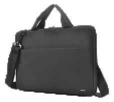DELTACO NV-510 Neoprene Laptop Sleeve for 11.6-12 inch Laptops with Handles and Shoulder Strap, Black