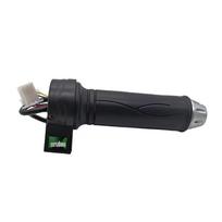Electric Bicycle Throttle: Rotating Handle with Gear Shifter, Speed Control, Repair Function, Reverse Cruise, & Reset Button. black