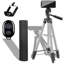 Mobilieji telefonai ir priedai // Telefono priedai // Statyw 4w1 tripod 103cm pilot bluetooth uchwyt na telefon do telefonu