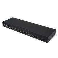 RealPower 284513 serial converter/repeater/isolator USB 2.0 RS-232 Black