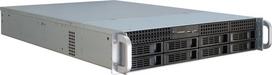 Inter-Tech IPC 2U-2408 Rack Black, Stainless steel