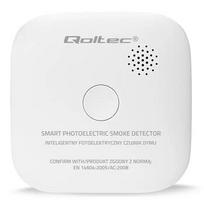 Wireless smoke detector QOLTEC model 52653 with 85 dB battery alarm