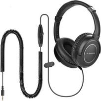 Avantree HF039 Ilgo spiralinio laido ausinės TV su garsumo valdymu prailgintuvas AUX garso stereofoninis garsas Spiralinės laidinės ausinės (skirta & PC), & Stereo/Mono