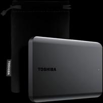 Toshiba External Hard Drive Canvio Basics Excl (2.5" 4TB, USB3.2 Gen 1, Black)